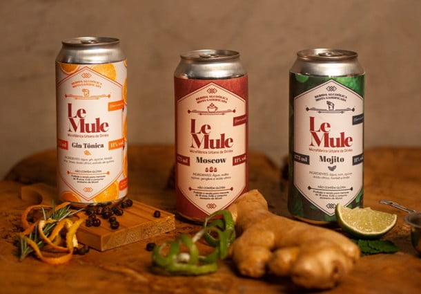 ﻿Le Mule lança versão em lata de seus drinks clássicos