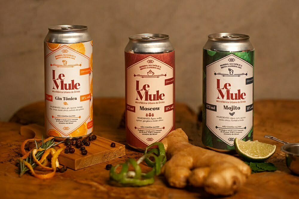 ﻿Le Mule lança versão em lata de seus drinks clássicos