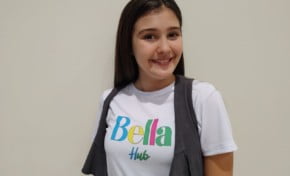 Os atores José Loreto e Nicole Orsini esbanjaram simpatia na capital﻿