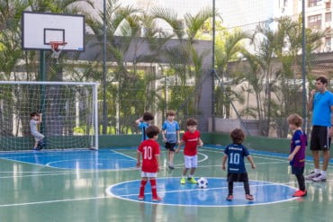﻿Futkids apresenta dinâmica da iniciação do futebol para crianças em condomínios de Porto Alegre e região Metropolitana