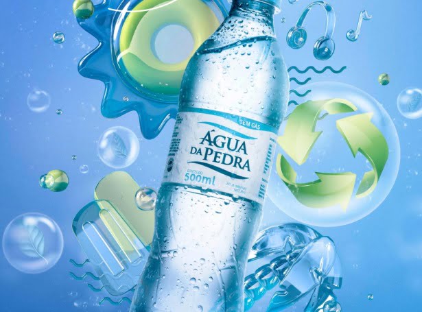 Água da Pedra, marca da Bebidas Fruki, leva hidratação e sustentabilidade para o verão dos gaúchos