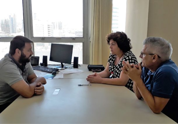 Diretoria do POACVB reúne-se com o secretário do Esporte e Lazer