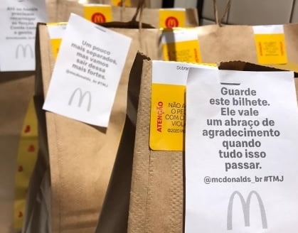 McDonald’s doa refeições em Porto Alegre