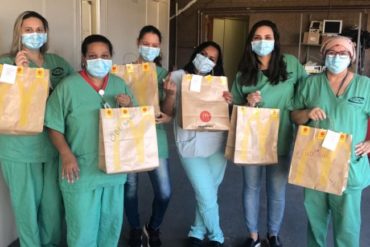 Profissionais de saúde gaúchos ganham refeições em campanha McObrigado