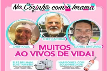 Série de lives Na Cozinha com o Imama marcam os 27 anos do Imama