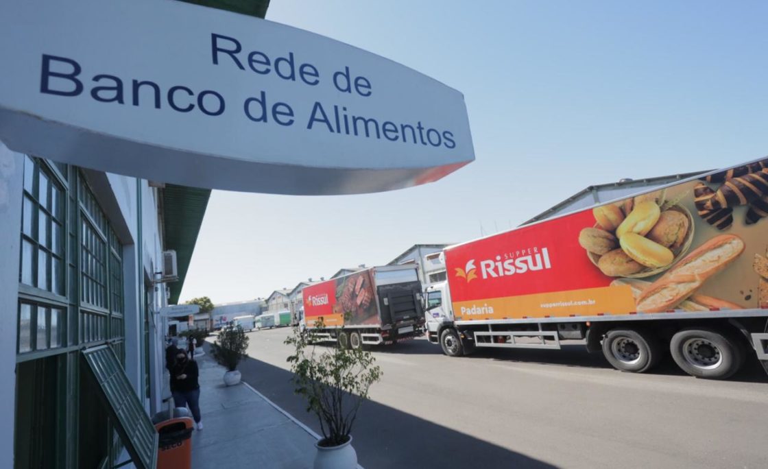 Rede de Bancos de Alimentos do RS recebe doações