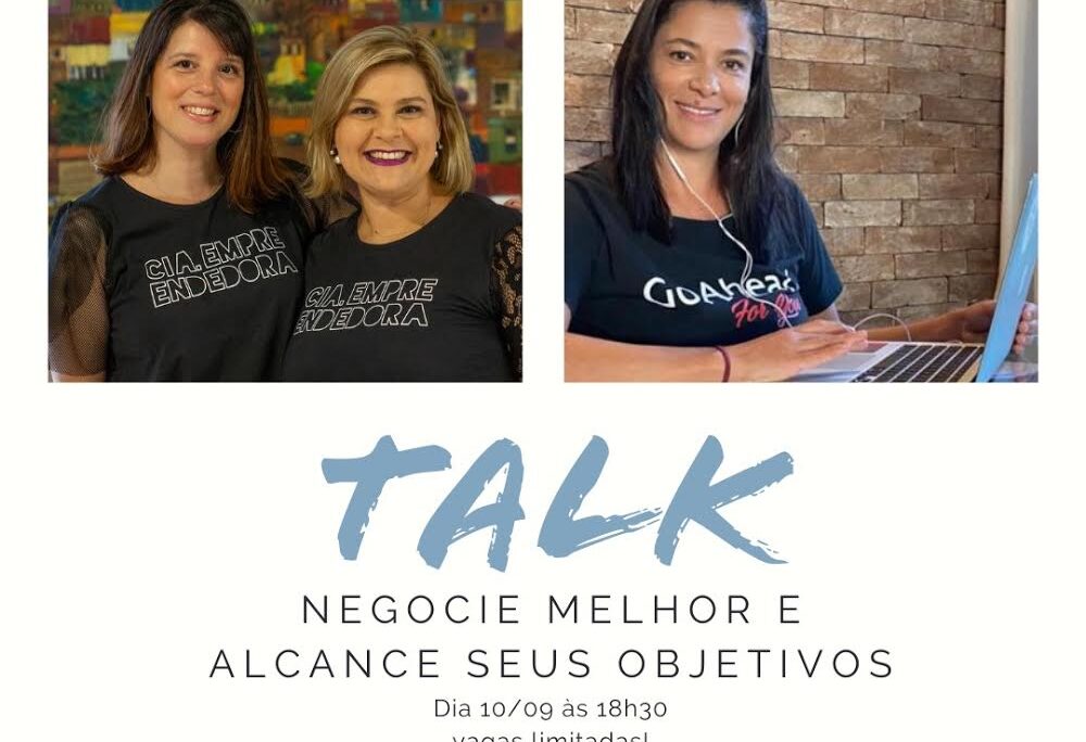 Talk promovido pela CIA. Empreendedora vai abordar técnicas para negociações