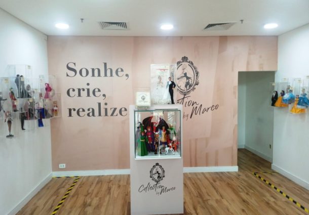 Exposição de bonecos Sonhe, Crie e Realize