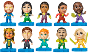 Serão 10 brinquedos inspirados nos heróis do filme que estreia em 3 de novembro