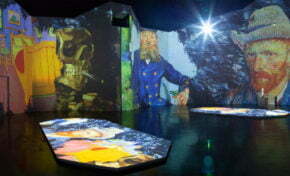 Exposição sobre Van Gogh no Cais Embarcadero