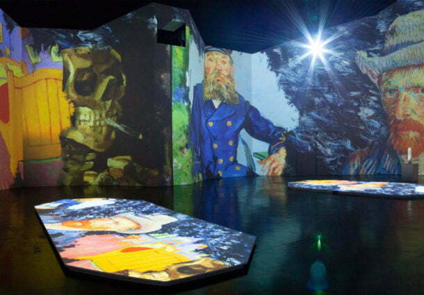 Exposição sobre Van Gogh no Cais Embarcadero