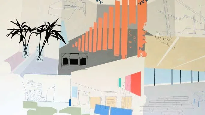 Obra inédita de Talita Hoffmann em parede do Instituto Ling pode ser visitada gratuitamente até dia 28 de janeiro