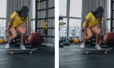 Karolzinha, terceira no ranking brasileiro do STU, realiza fisioterapia em clínica de Porto Alegre