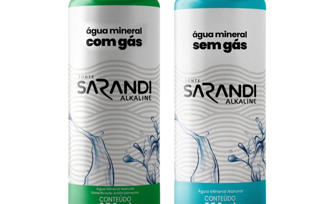 Sarandi é a primeira empresa gaúcha a lançar a embalagem de água em lata