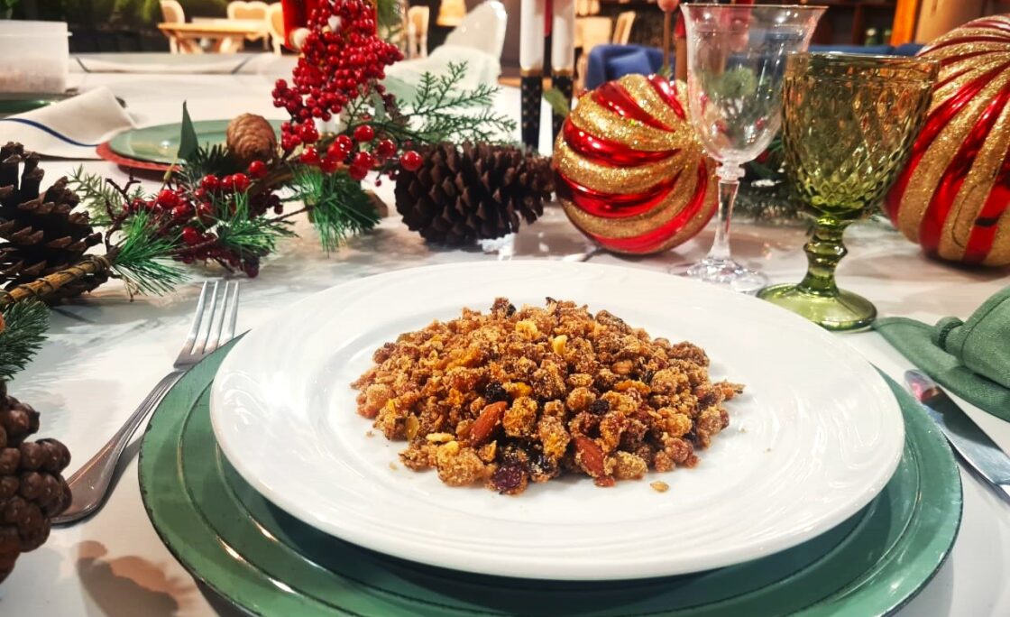 Deliciosa receita de farofa de aveia para o seu Natal e final de ano