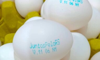 Juntos Pelo RS ganha impressão em ovos