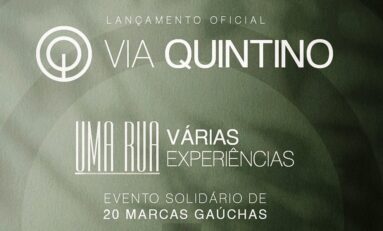 Evento solidário reunirá 20 marcas gaúchas na Rua Quintino Bocaiúva