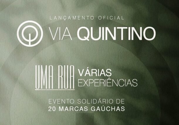 Evento solidário reunirá 20 marcas gaúchas na Rua Quintino Bocaiúva