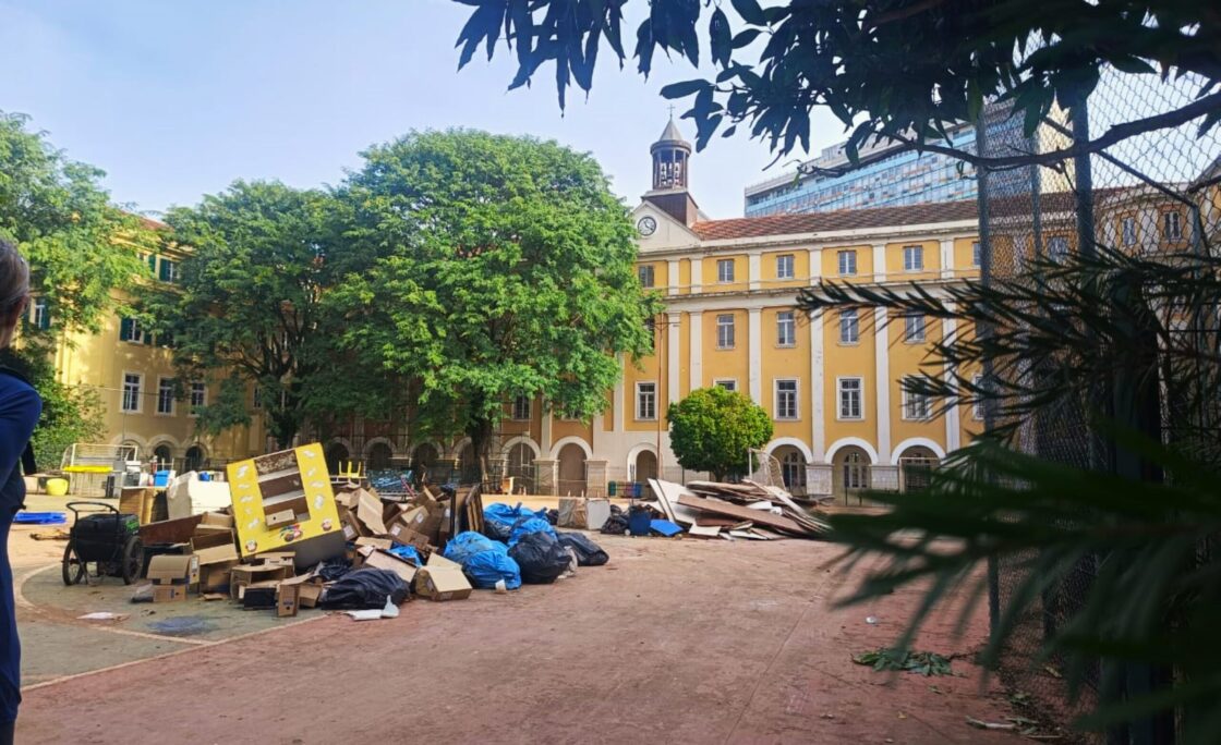 Fundação O Pão dos Pobres trabalha na reconstrução do prédio histórico para retomada das atividades