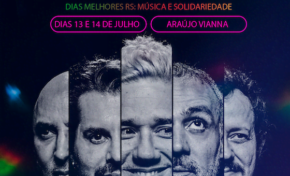 AUDITÓRIO ARAÚJO VIANNA APRESENTA JOTA QUEST - DIAS MELHORES RS: MÚSICA E SOLIDARIEDADE
