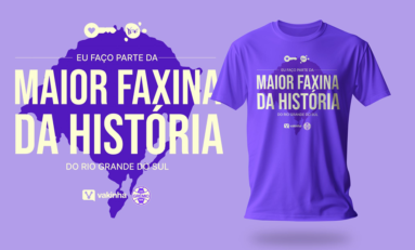 Faxina solidária vai reunir 2 mil voluntários no entorno da Arena do Grêmio em Porto Alegre