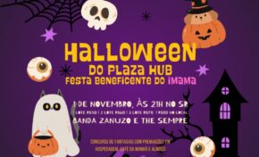 2ª edição da Festa Halloween do Plaza HUB será em apoio à causa Rosa do IMAMA-RS