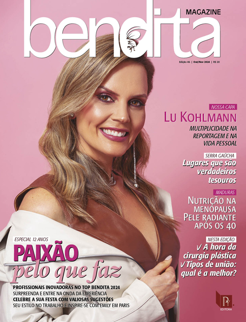 Lu Kohlmann é capa da Revista Bendita nº 46