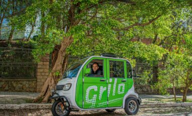 Triciclos elétricos da Grilo realizaram em 2024 seis voltas na Terra sem poluir
