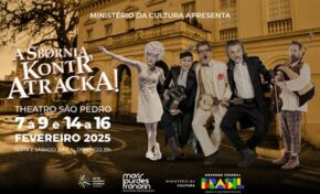 A Sbørnia Kontr`Atracka em fevereiro no Theatro São Pedro