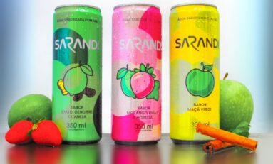 Sarandi apresenta sua nova linha de Águas Saborizadas em lata: uma saborosa e charmosa hidratação