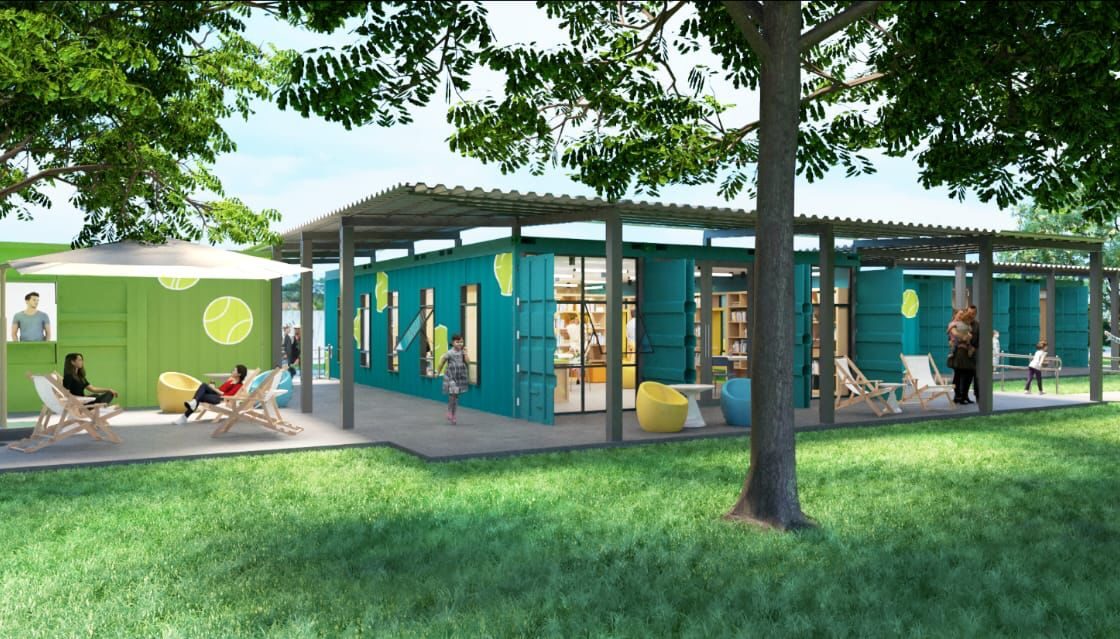 WimBelemDon reúne comunidade para início das obras da biblioteca comunitária em Belém Novo