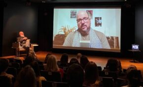 Roger Lerina e Pedro Gonzaga discutem o romance distópico 1984 e a sua adaptação para os cinemas em bate-papo no Instituto Ling