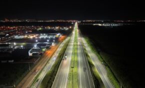 Guaíba entregará iluminação de LED na BR-116 em ação inédita da Prefeitura
