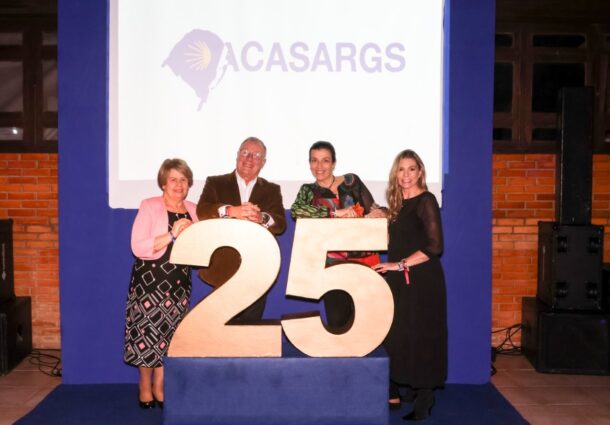 ACASARGS celebrou 25 anos com jantar comemorativo e anunciou novas edições de eventos
