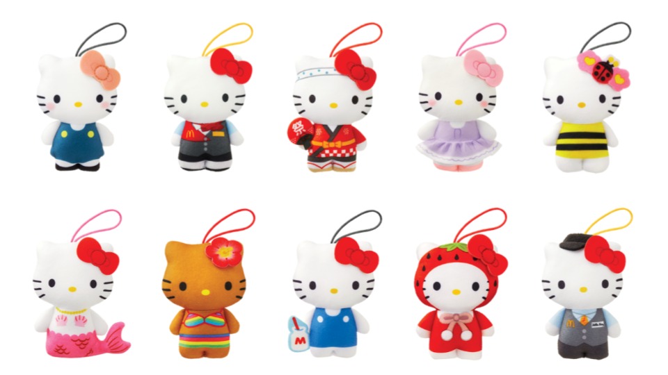 McDonald’s e Hello Kitty: collab icônica traz pelúcias no McLanche Feliz e novas sobremesas