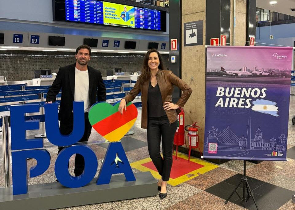 ABAV-RS prestigia voo inaugural da LATAM entre Porto Alegre e Buenos Aires
