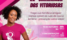 Caminhada das Vitoriosas pinta Porto Alegre de rosa no dia 19 de outubro de 2025