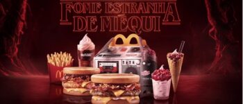 Fome Estranha de Méqui: McDonald’s lança seis produtos em collab com Stranger Things, da Netflix, incluindo sanduíche invertido