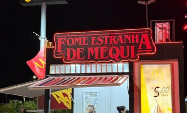 Sranger Things é tema da fachada do Méqui em Canoas