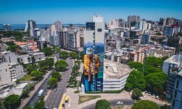 Festival Olhe pra Cima promove pinturas de sete intervenções artísticas em Porto Alegre 