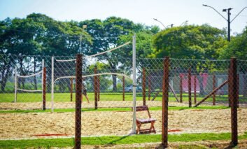 Guaíba amplia áreas esportivas com novas quadras de areia